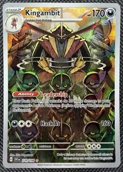 2023 Pokemon Scarlet & Violet Kingambit Illustration Rare 220/198 - Image 1