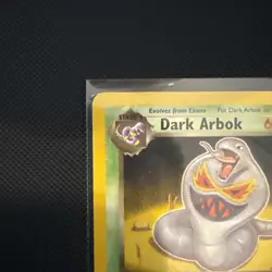 Dark Arbok 19/82 W Stamp Team Rocket 2000 WOTC Vintage Pokemon Card NM - Image 2