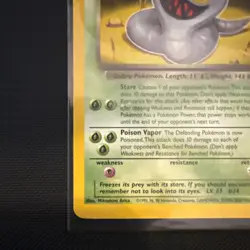 Dark Arbok 19/82 W Stamp Team Rocket 2000 WOTC Vintage Pokemon Card NM - Image 5