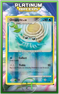 Omanyte Reverse - Platinum Arceus - 70/99 - Carte Pokemon Anglaise - Image 1