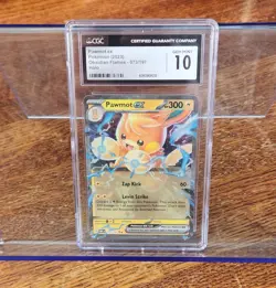 Pawmot ex 073/197 CGC Graded 10 Gem Mint SV03: Obsidian Flames Holo Pokemon TCG - Image 1