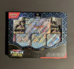 Pokemon Paldean Fates Quaquaval Ex Premium Collection SEALED - Image 1