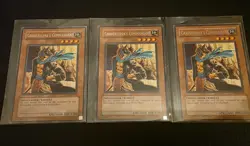 3× Yu-Gi-Oh Gravekeeper's Commandant UNL Edition Rare Card FOTB-EN015 Playset - Image 1
