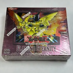 YUGIOH TCG! FET Flaming Eternity 1st Edition Booster Box HOBBY 103024 - Image 1