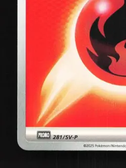 Fire Energy 281/SV-P NM Scarlet & Violet Promos Japanese Pokemon Card TCG - Image 2