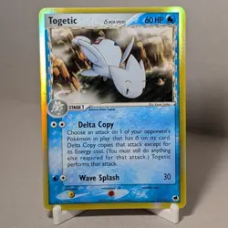Togetic Pokemon TCG Card English ex Dragon Frontiers Togetic 11/101 Holo Rare - Image 1