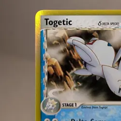 Togetic Pokemon TCG Card English ex Dragon Frontiers Togetic 11/101 Holo Rare - Image 3