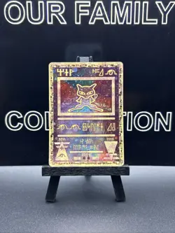 Pokemon TCG Ancient Mew Promo Holo Rare Card 1999/2000 - WOTC SWIRL MP Creased - Image 1