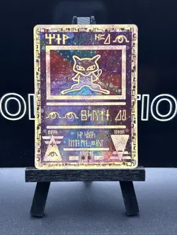 Pokemon TCG Ancient Mew Promo Holo Rare Card 1999/2000 - WOTC SWIRL MP Creased - Image 2
