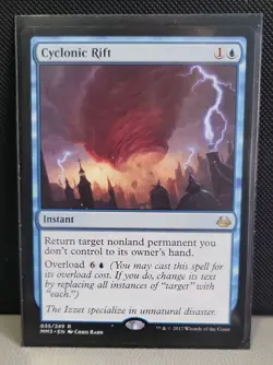 Cyclonic Rift Modern Masters 2017 Regular Card NM MTG Condition - Image 1