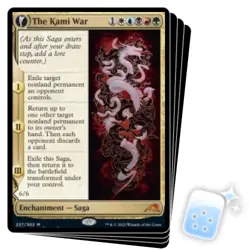 THE KAMI WAR X4 Kamigawa: Neon Dynasty NEO Magic MTG MINT CARD - Image 1