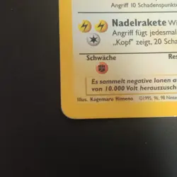 Pokemon Karte - Jolteon Blitza 4/64 Jungle Dschungel Deutsch Holo Rare - Image 3