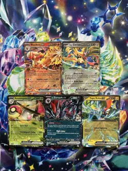 Pokemon TCG Journey Together EX X5 Cards Bundle Near Mint - Image 1