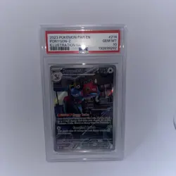 PSA 10 Porygon-Z IR Paradox Rift 214/182 GEM MINT Graded Pokemon Card - Image 1