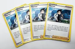 Pokemon Cards Lost Origin Playset Thorton 167/196 Set of x 4 - Image 1