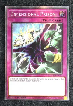 Dimensional Prison (Platinum Secret Rare, RA04-EN132, Foil) [Mint] Yugioh card - Image 1