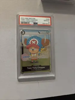 PSA10 Tony Tony Chopper One Piece Championship Card - Image 1
