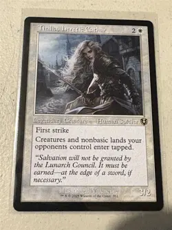 mtg retro frame Thalia Heretic Cathar, Innistrad Remastered, unplayed - Image 1