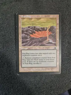 MTG Peat Bog Mercadian Masques Land Light Play!! - Image 1