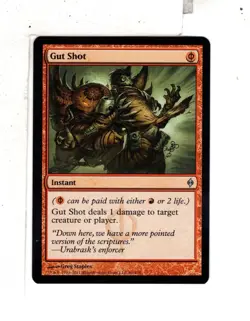 MTG SkeenAB Gut Shot from New Phyrexia. LP. - Image 1