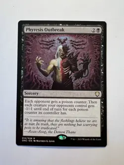 Phyresis Outbreak - MTG Phyrexia: All Will Be One: Commander - NM - Image 1