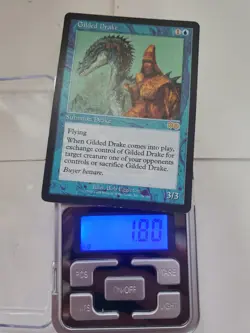 MTG Gilded Drake English Urza's Saga EX/Good - Image 4