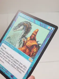 MTG Gilded Drake English Urza's Saga EX/Good - Image 5