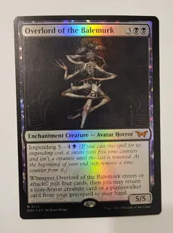 Mtg Duskmourn Overlord Of The Balemurk NM Foil - Image 1