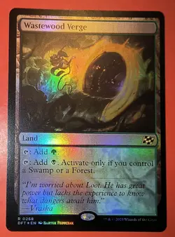 MTG, AETHERDRIFT: WASTEWOOD VERGE - RARE #0268, DFT, FOIL , NM - Image 1