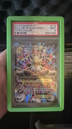 Pokemon M alakazam Ex Xy Fates Collide Eng 118/124 Psa9 2016 - Image 1