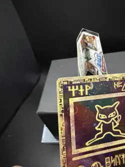 Pokemon TCG WOTC Ancient Mew Black Star Promo Holo SWIRL Dent - Image 2