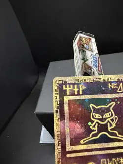 Pokemon TCG WOTC Ancient Mew Black Star Promo Holo SWIRL Dent - Image 3