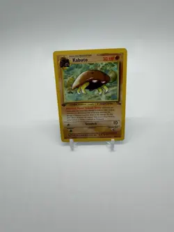 Pokemon TCG Kabuto 50/62 1st Edition Fossil Common HP - Image 1