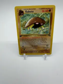 Pokemon TCG Kabuto 50/62 1st Edition Fossil Common HP - Image 4