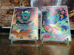 🔥2x Mega Entwicklung Bisaknosp Marshadow 146 133 132 Pokemon AR Deutsch Karten - Image 2