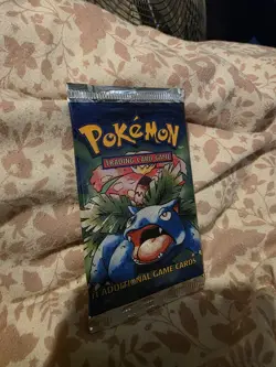 1999 Pokemon Base Set Booster Pack Venusaur Artwork, WOTC Sealed TCG - Image 3