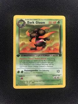2000 Pokemon Dark Gloom 1st Edition Team Rocket Set #36/82! - Image 1