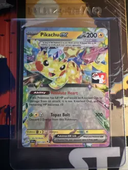 Pikachu EX # 57/191 Play! Prize Pack 7 Pokemon League Stamp Promo Double Rare - Image 1