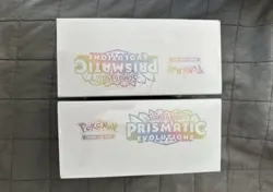 Lot of 2 Prismatic Evolutions Pokemon Center ETB's Factory Sealed New - Image 4