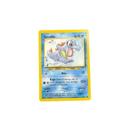 Totodile 80/111 Neo Genesis Unlimited Common - English Vintage Pokemon - Image 1
