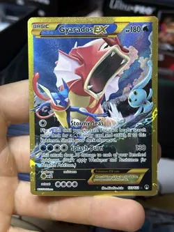 Gyarados EX 123/122 XY Breakpoint 2016 Secret Full Art SHINY Pokemon Card TCG - Image 3