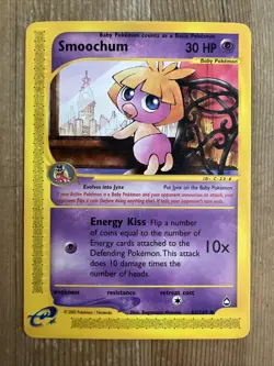 Smoochum - 61/147 - Aquapolis Set E-Series TCG - Pokemon Card - LP - Image 1