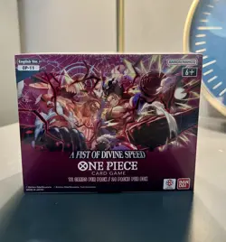 One Piece TCG - OP-11 - A Fist Of Divine Speed - Factory Sealed - English - Image 1