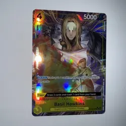 One Piece Basil Hawkins Alt Art OP10-109 (PRB02) Trading Card Game English Holo - Image 3