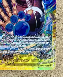 Bartholomew Kuma SEC OP12-119 Legacy of the Master One Piece Card Game English - Image 2