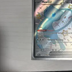 Pokemon TCG Mew EX Full Art Shiny Ultra Rare Card Paldean Fates 216/091 - Image 3