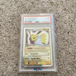 Pokemon Card PSA 6 Jolteon ex 109/113 Delta Species Holo Vintage Rare 2005 - Image 1