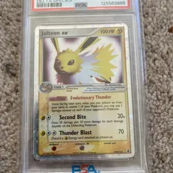 Pokemon Card PSA 6 Jolteon ex 109/113 Delta Species Holo Vintage Rare 2005 - Image 3