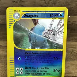 Quagsire 30/147 Pokemon Aquapolis Reverse Holo Rare Card TCG - Image 2