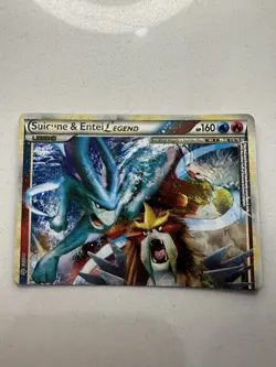 Pokemon TCG Unleashed Suicune and Entei Legend Top 94/95 Holo Card - Image 2